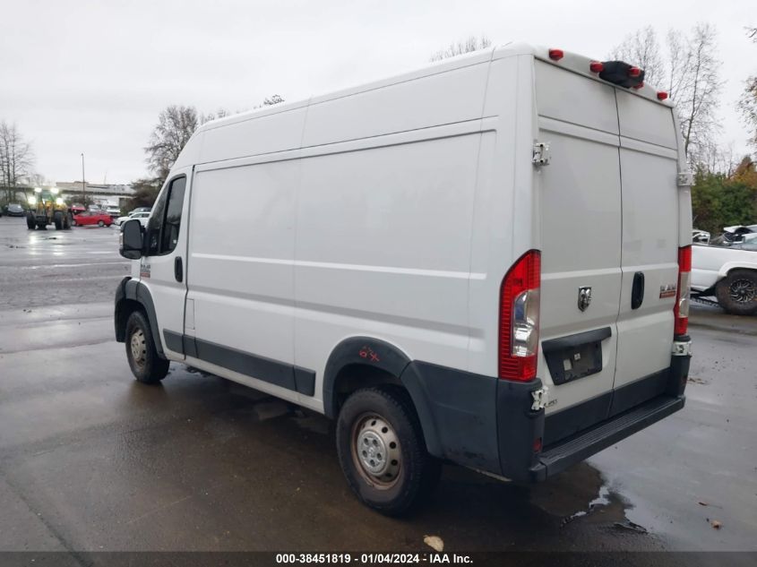 2019 RAM PROMASTER 2500 HIGH ROOF 136 WB 3C6TRVCG4KE518994