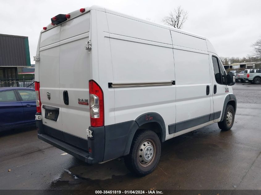2019 RAM PROMASTER 2500 HIGH ROOF 136 WB 3C6TRVCG4KE518994