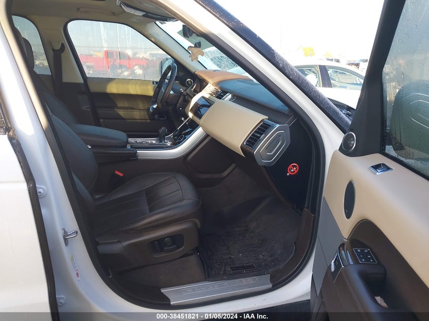 VIN SALWR2RVXJA191103 2018 LAND ROVER RANGE ROVER SPORT HSE