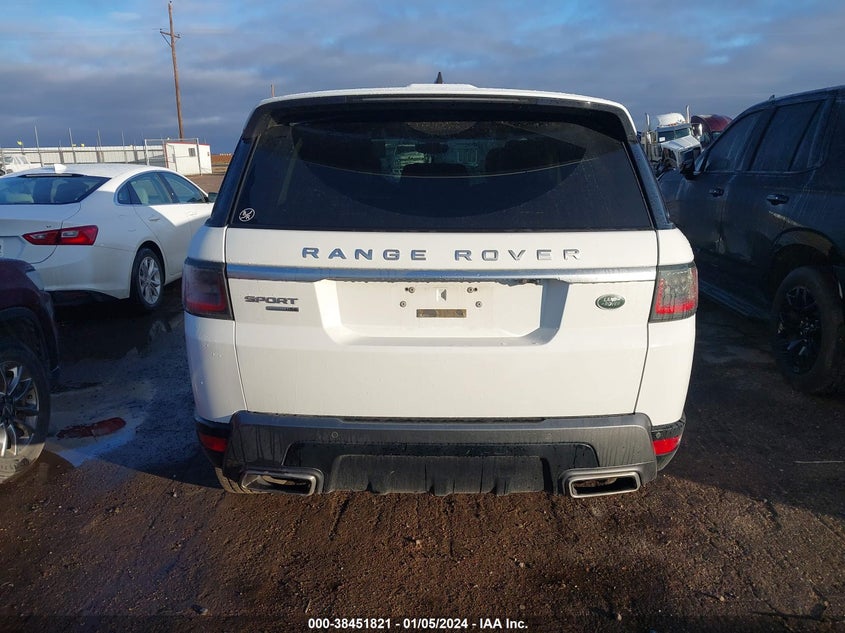 VIN SALWR2RVXJA191103 2018 LAND ROVER RANGE ROVER SPORT HSE