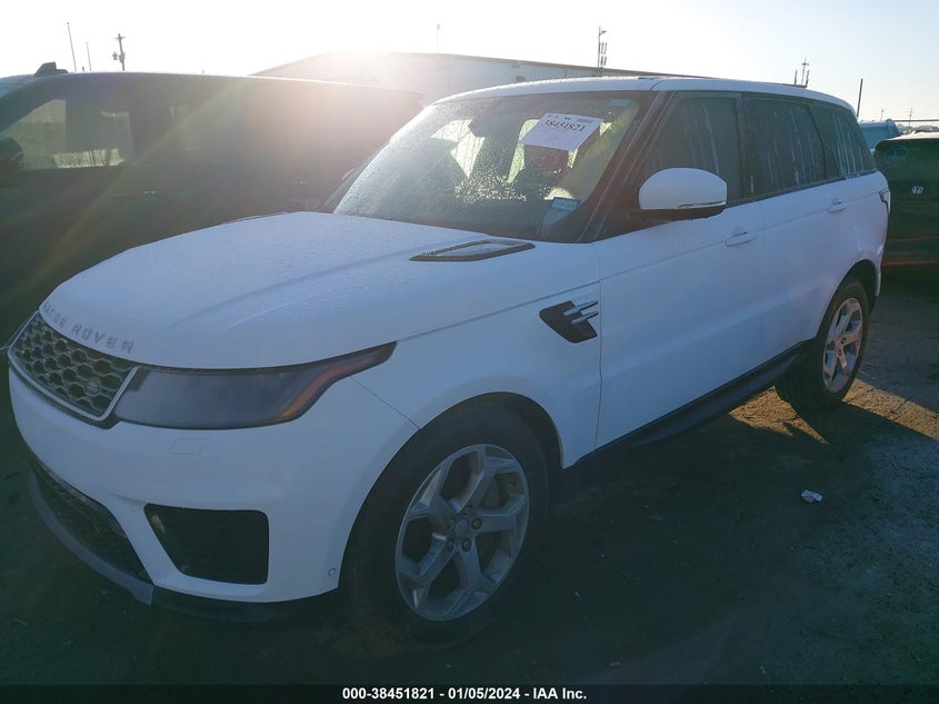 VIN SALWR2RVXJA191103 2018 LAND ROVER RANGE ROVER SPORT HSE
