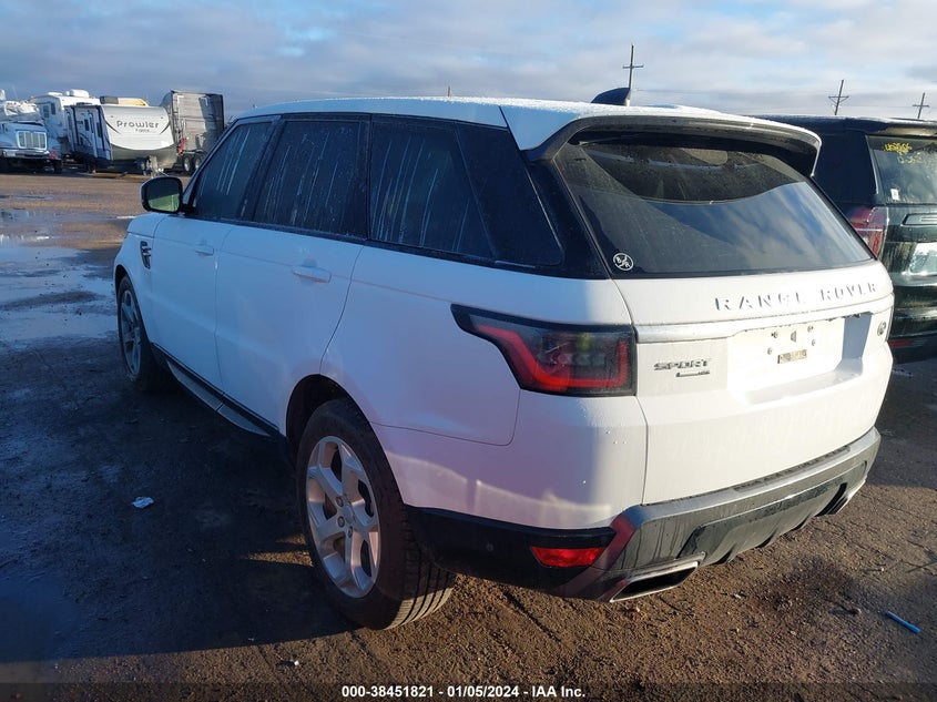 VIN SALWR2RVXJA191103 2018 LAND ROVER RANGE ROVER SPORT HSE