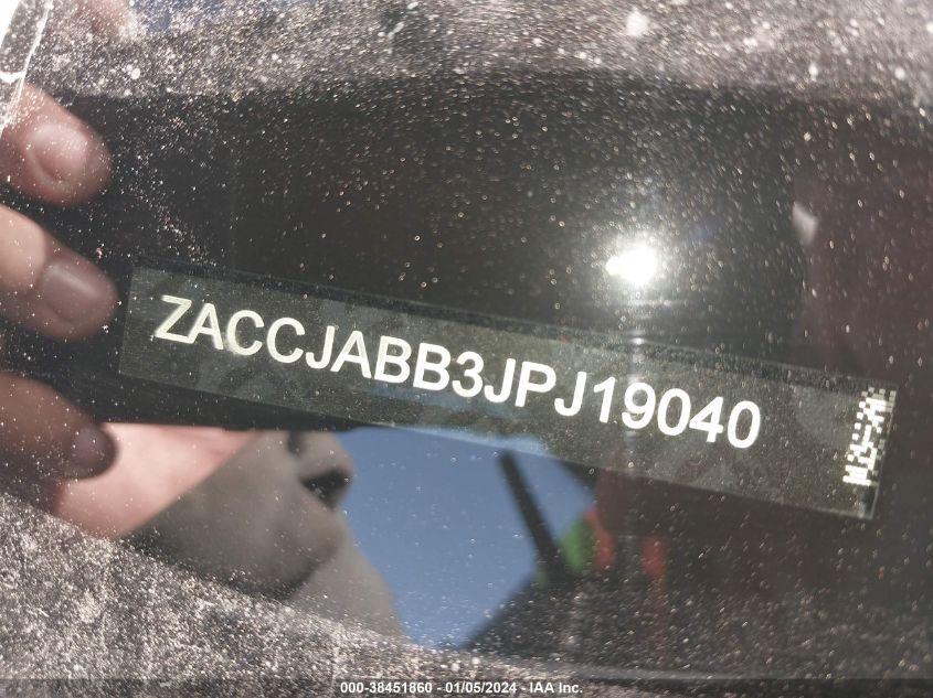 2018 JEEP RENEGADE LATITUDE - ZACCJABB3JPJ19040