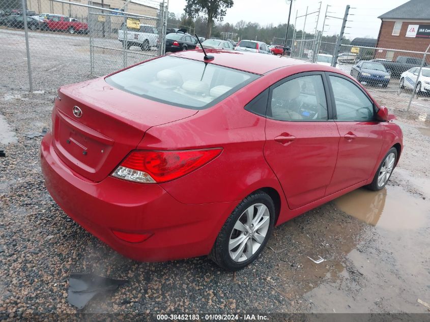 2013 HYUNDAI ACCENT GLS - KMHCU4AE0DU461602