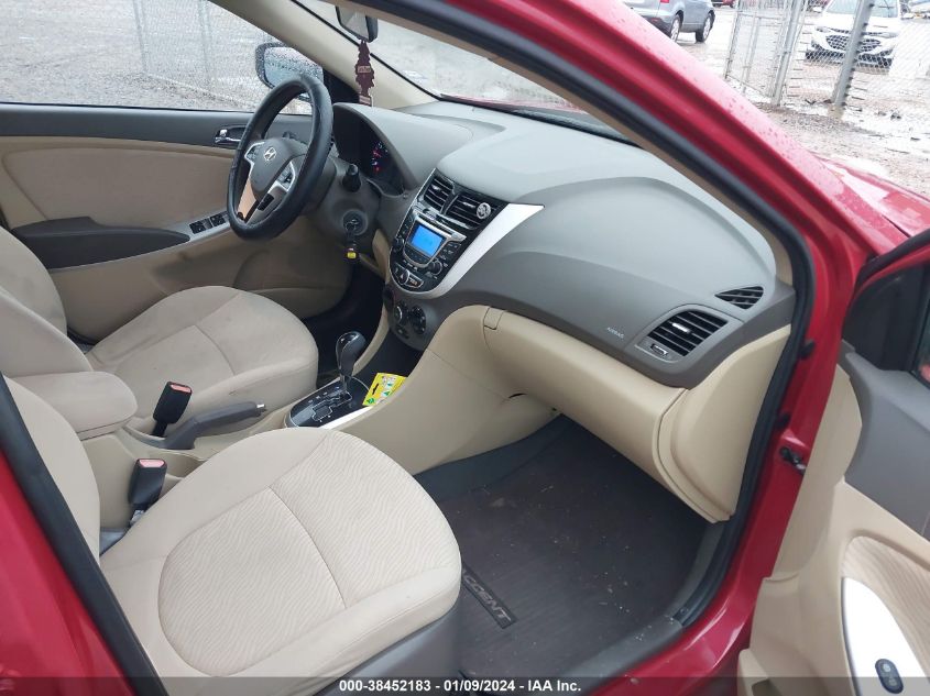 2013 HYUNDAI ACCENT GLS - KMHCU4AE0DU461602