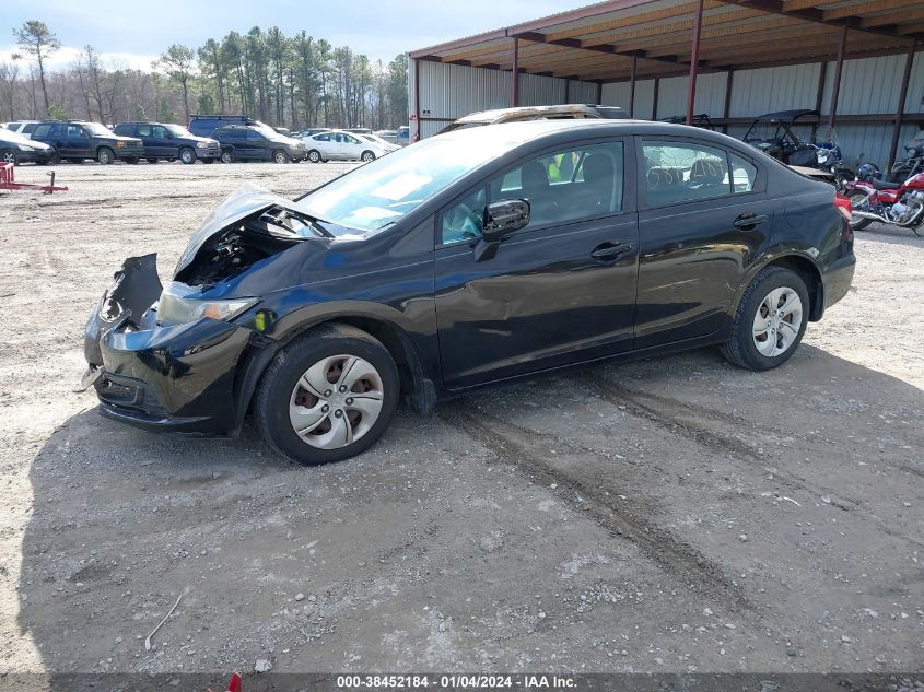 2014 HONDA CIVIC LX - 2HGFB2F50EH508945