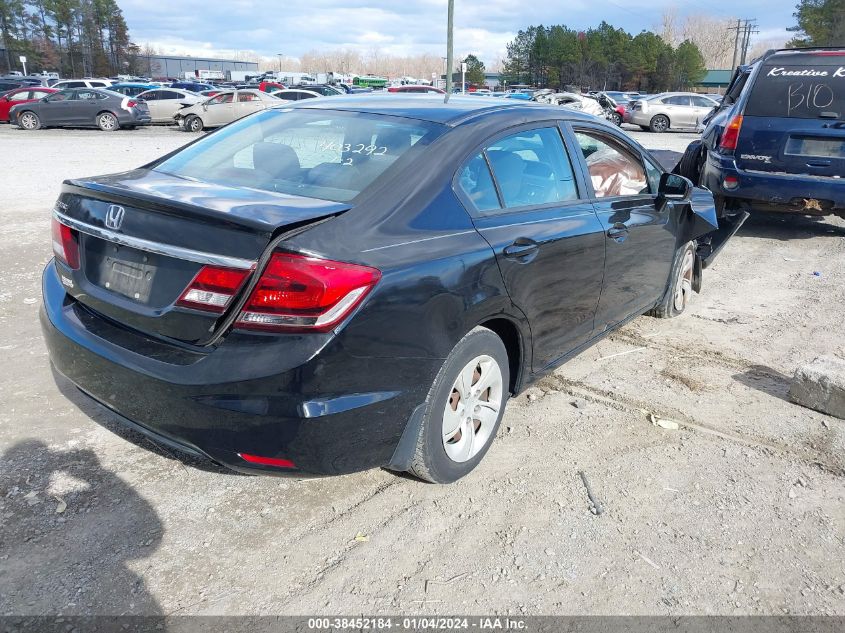 2014 HONDA CIVIC LX - 2HGFB2F50EH508945