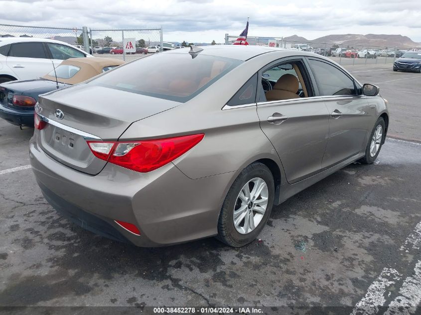 2014 HYUNDAI SONATA GLS - 5NPEB4AC7EH907919