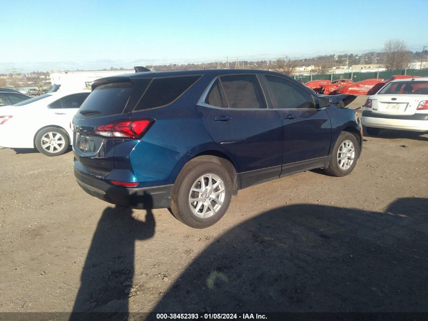 2022 CHEVROLET EQUINOX LT - 3GNAXUEVXNL157368