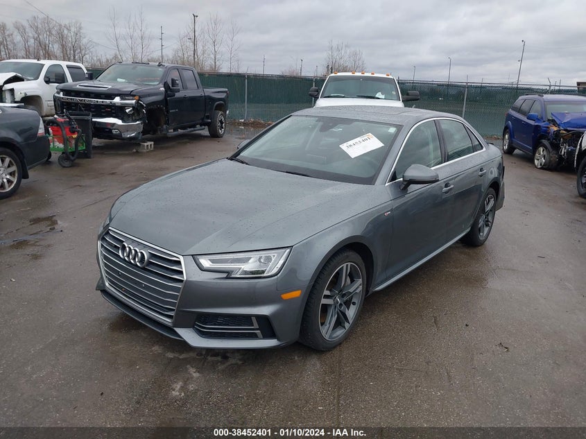 VIN WAUENAF46JN016311 2018 AUDI A4 2.0T PREMIUM/2.0T TECH PREMIUM