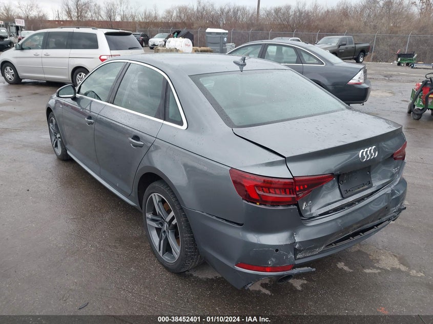 VIN WAUENAF46JN016311 2018 AUDI A4 2.0T PREMIUM/2.0T TECH PREMIUM