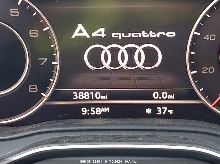VIN WAUENAF46JN016311 2018 AUDI A4 2.0T PREMIUM/2.0T TECH PREMIUM