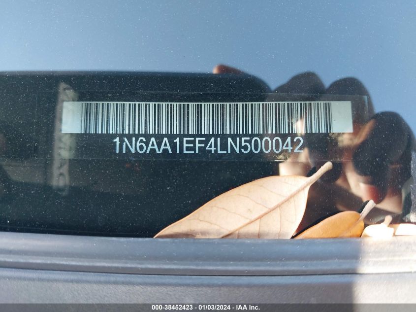 2020 NISSAN TITAN SV 4X2 - 1N6AA1EF4LN500042