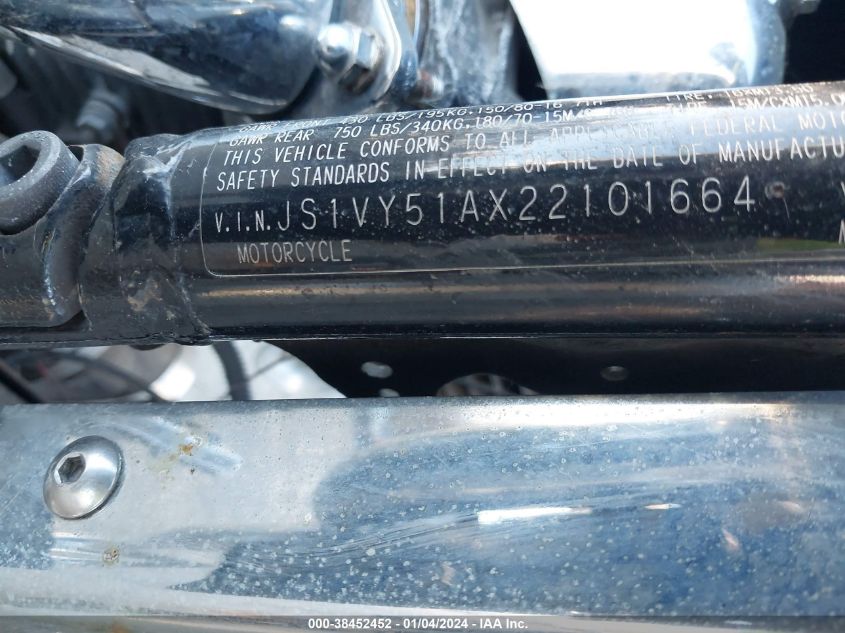 2002 SUZUKI VL1500 - JS1VY51AX22101664