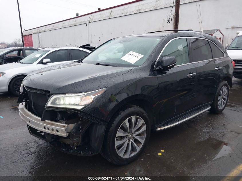 2014 ACURA MDX TECHNOLOGY PACKAGE - 5FRYD4H48EB018615