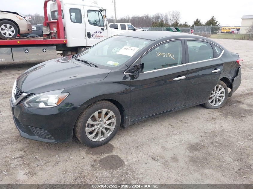 VIN 3N1AB7APXKY410027 2019 NISSAN SENTRA SV