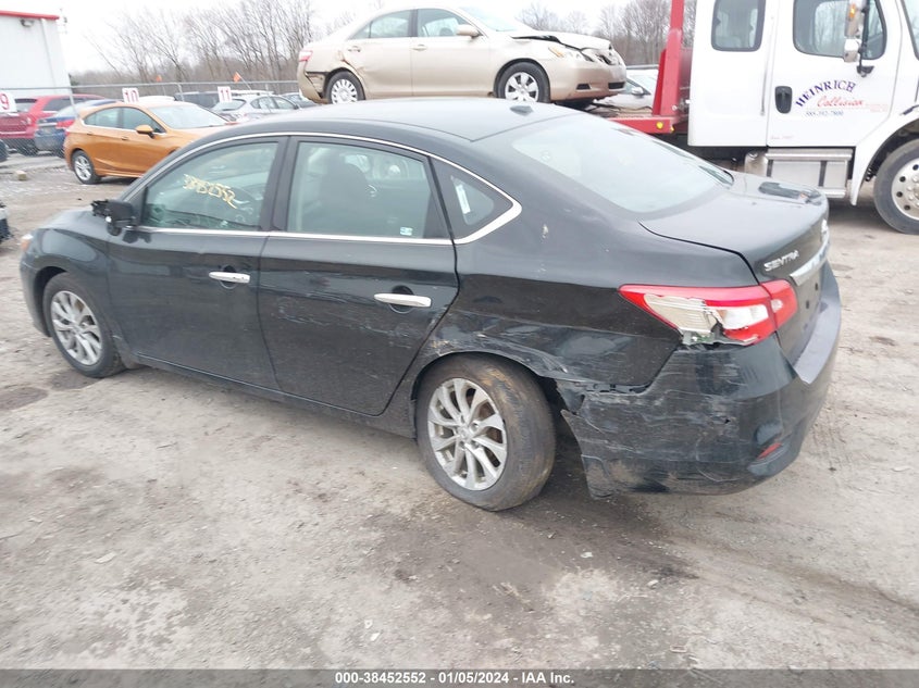 VIN 3N1AB7APXKY410027 2019 NISSAN SENTRA SV