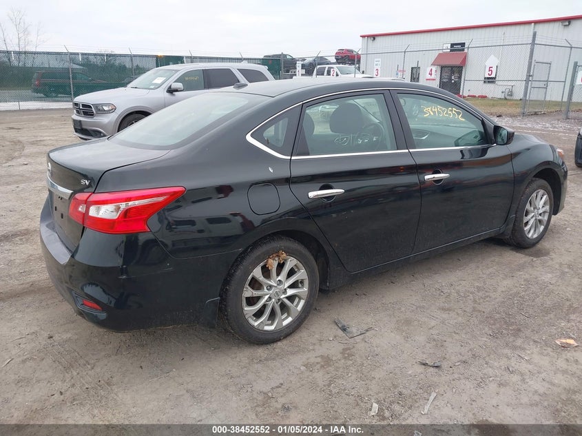 VIN 3N1AB7APXKY410027 2019 NISSAN SENTRA SV