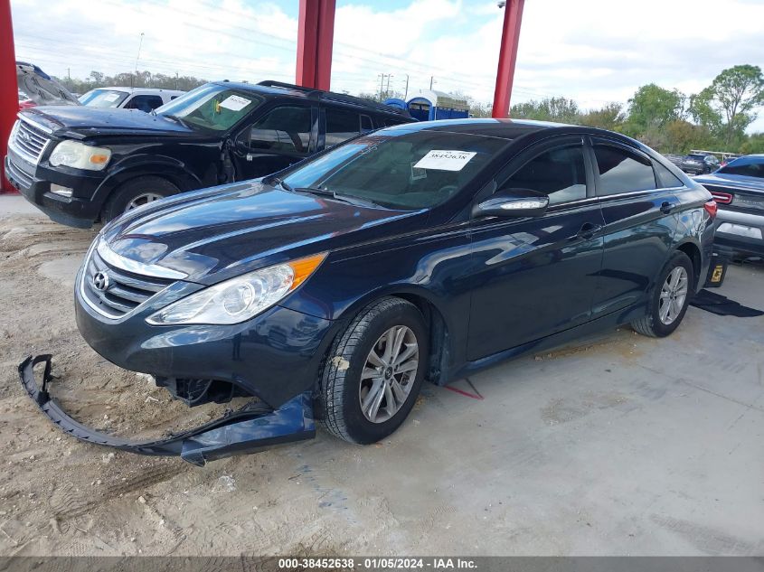 2014 HYUNDAI SONATA GLS - 5NPEB4AC6EH857630