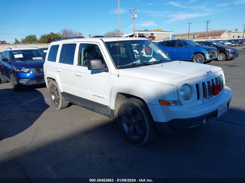 2014 JEEP PATRIOT LATITUDE - 1C4NJPFA3ED758507