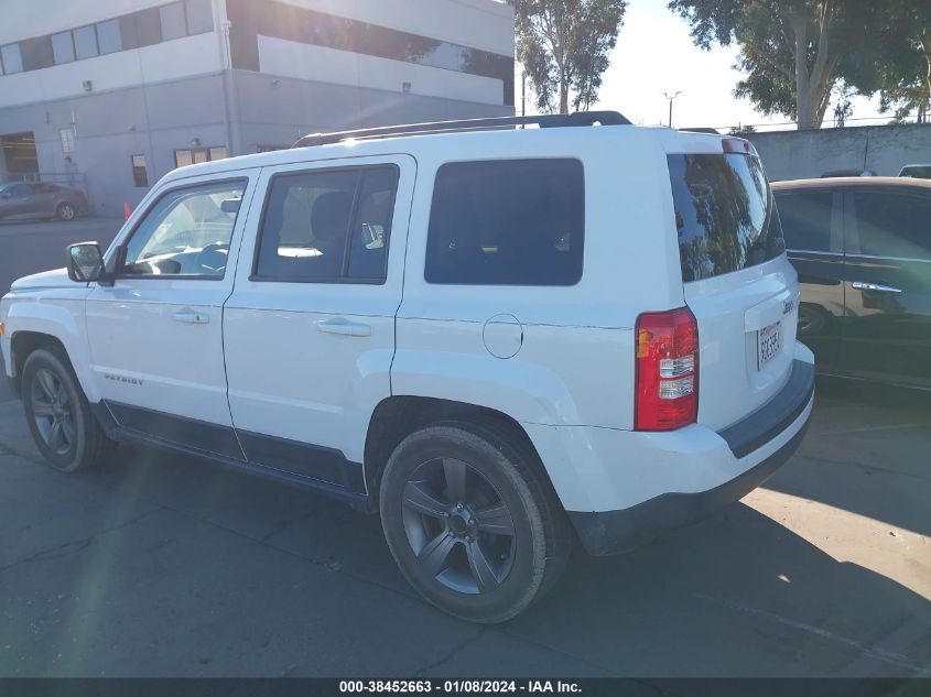 2014 JEEP PATRIOT LATITUDE - 1C4NJPFA3ED758507