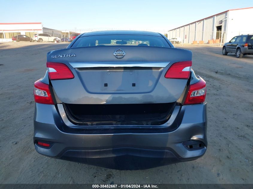 2016 NISSAN SENTRA S - 3N1AB7AP3GY267946