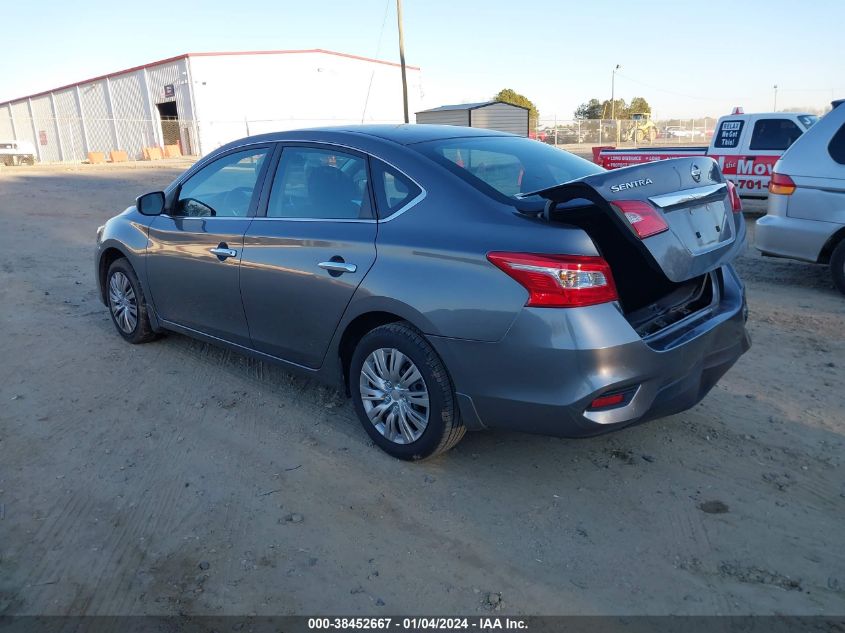 2016 NISSAN SENTRA S - 3N1AB7AP3GY267946