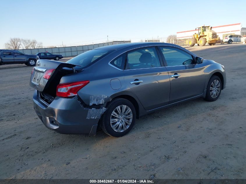 2016 NISSAN SENTRA S - 3N1AB7AP3GY267946