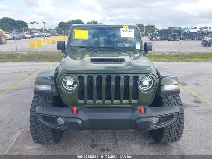 VIN 1C6JJTEG3ML606882 2021 JEEP GLADIATOR MOJAVE 4X4