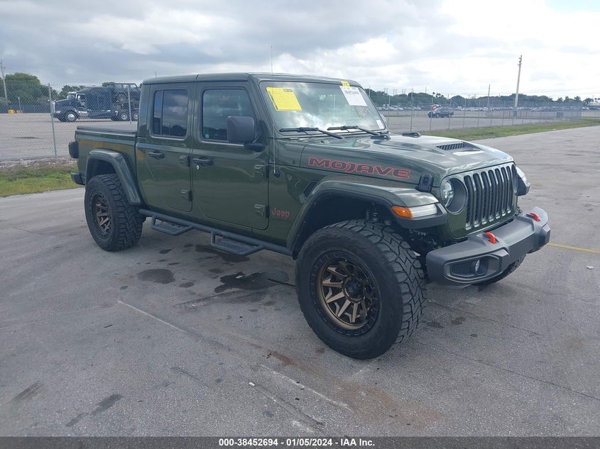VIN 1C6JJTEG3ML606882 2021 JEEP GLADIATOR MOJAVE 4X4