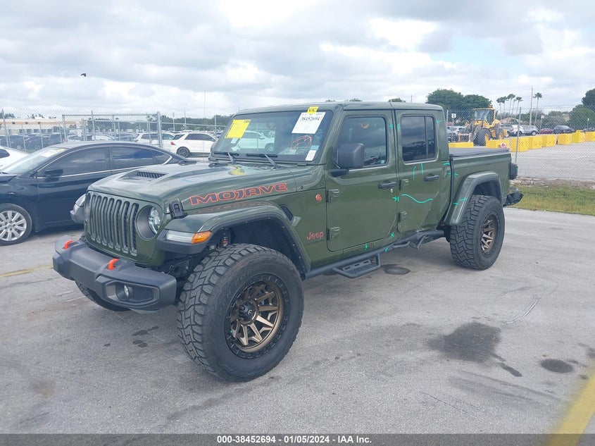 VIN 1C6JJTEG3ML606882 2021 JEEP GLADIATOR MOJAVE 4X4