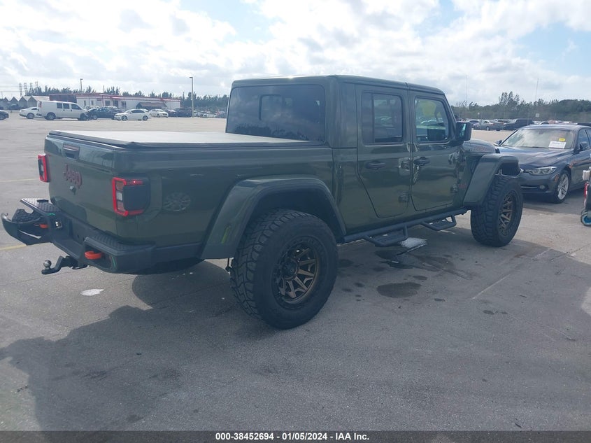 VIN 1C6JJTEG3ML606882 2021 JEEP GLADIATOR MOJAVE 4X4