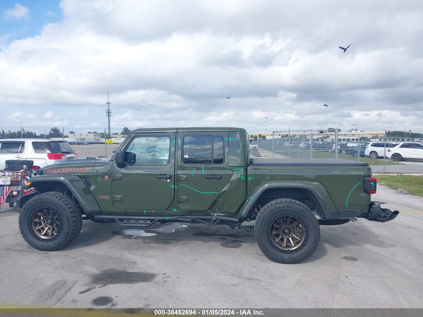 VIN 1C6JJTEG3ML606882 2021 JEEP GLADIATOR MOJAVE 4X4