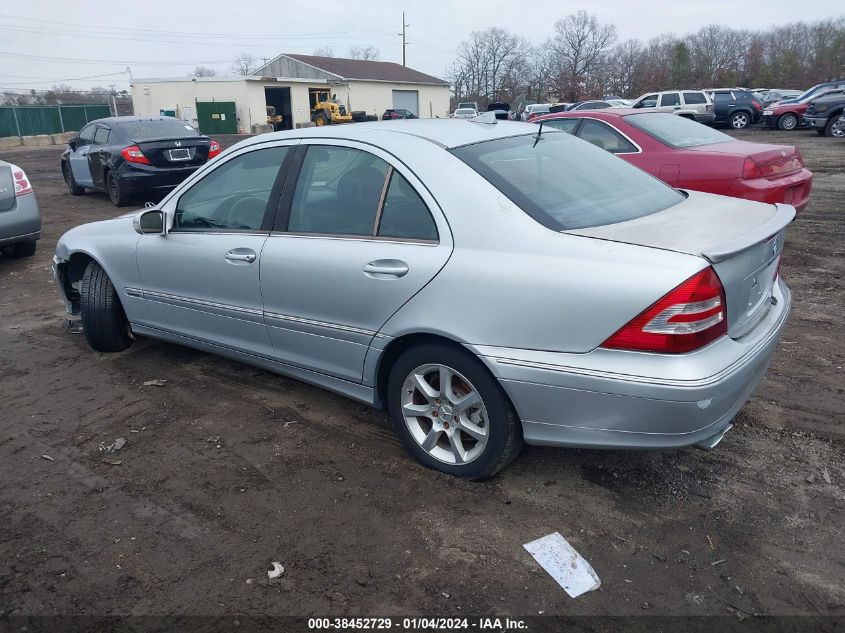 WDBRF92H27F861909 | 2007 MERCEDES-BENZ C 280