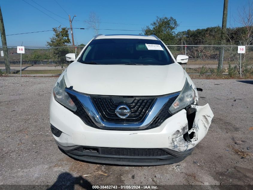 2017 NISSAN MURANO S/SL/SV/PLATINUM - 5N1AZ2MG8HN144337