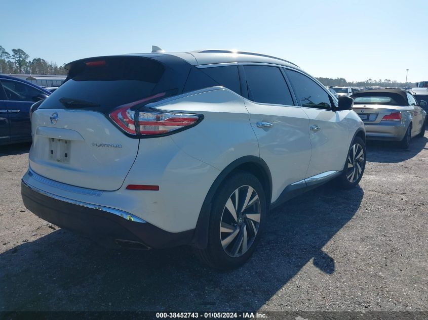 2017 NISSAN MURANO S/SL/SV/PLATINUM - 5N1AZ2MG8HN144337