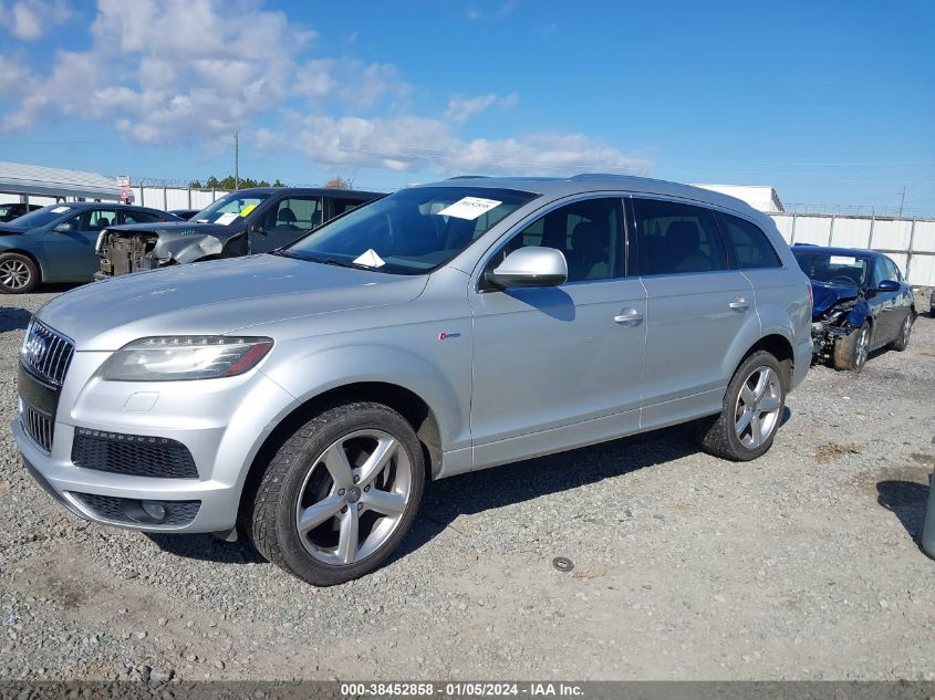 2013 AUDI Q7 PRESTIGE - WA1DGAFE3DD002355
