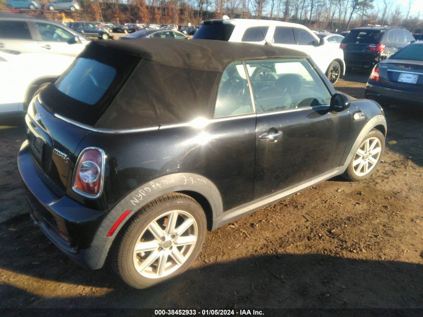 2013 MINI CONVERTIBLE COOPER S WMWZP3C55DT705387