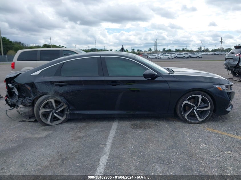 VIN 1HGCV1F34NA091895 2022 HONDA ACCORD SPORT