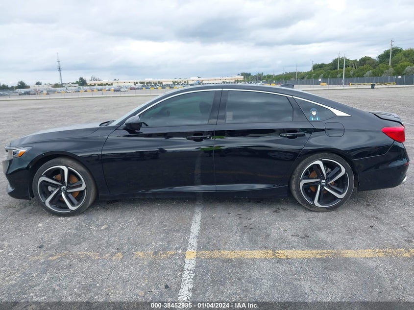 VIN 1HGCV1F34NA091895 2022 HONDA ACCORD SPORT