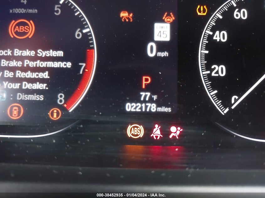 VIN 1HGCV1F34NA091895 2022 HONDA ACCORD SPORT