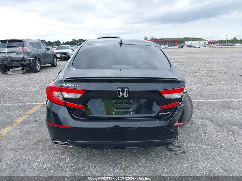 VIN 1HGCV1F34NA091895 2022 HONDA ACCORD SPORT