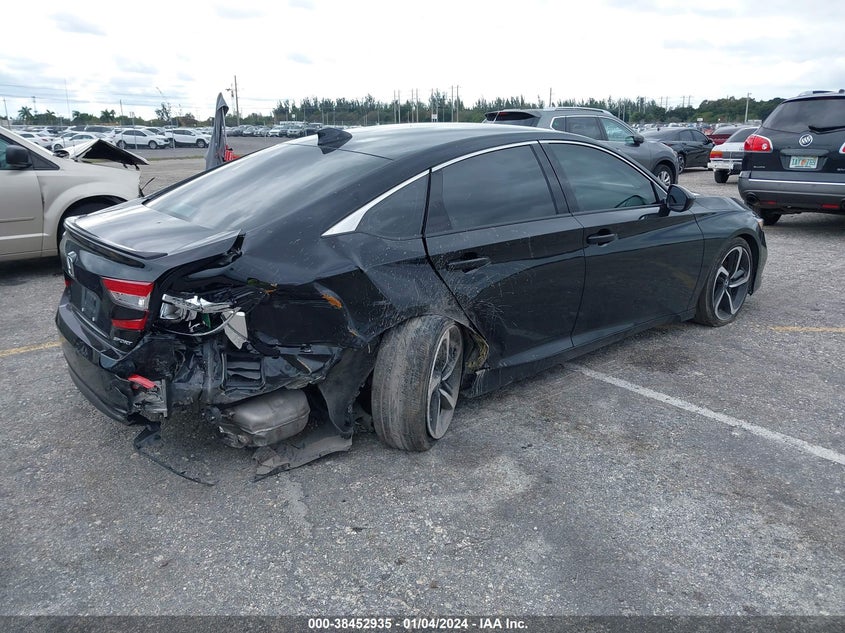 VIN 1HGCV1F34NA091895 2022 HONDA ACCORD SPORT