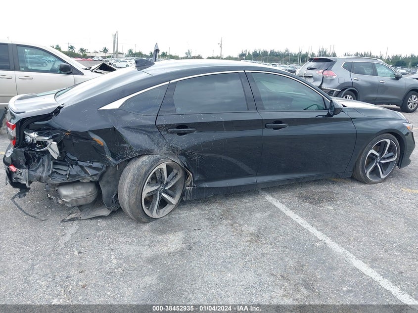 VIN 1HGCV1F34NA091895 2022 HONDA ACCORD SPORT