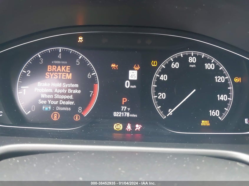 VIN 1HGCV1F34NA091895 2022 HONDA ACCORD SPORT