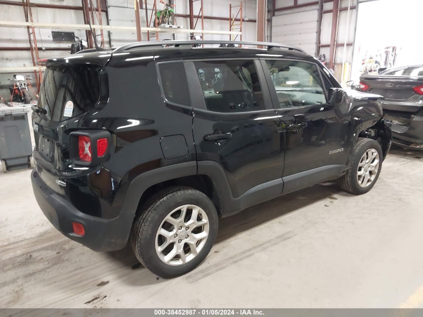 2018 JEEP RENEGADE LATITUDE 4X4 - ZACCJBBBXJPG94129