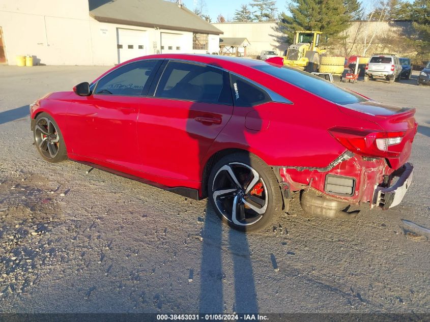 2018 HONDA ACCORD SPORT - 1HGCV1F31JA045001