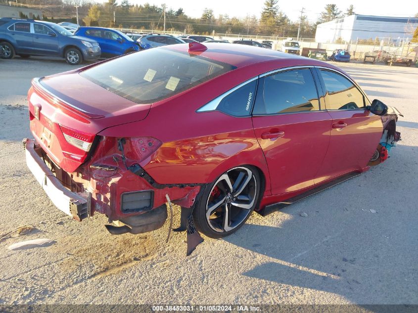2018 HONDA ACCORD SPORT - 1HGCV1F31JA045001