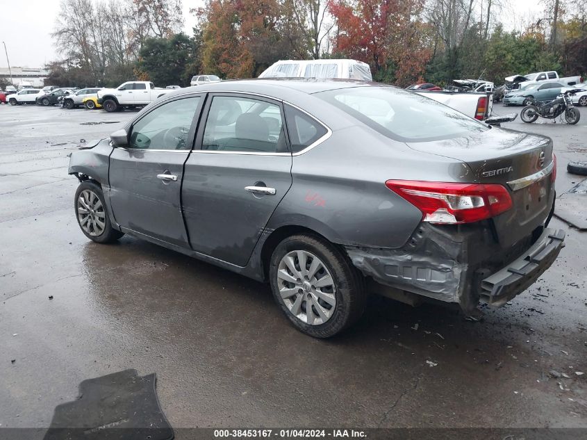 2019 NISSAN SENTRA S - 3N1AB7AP9KY360883