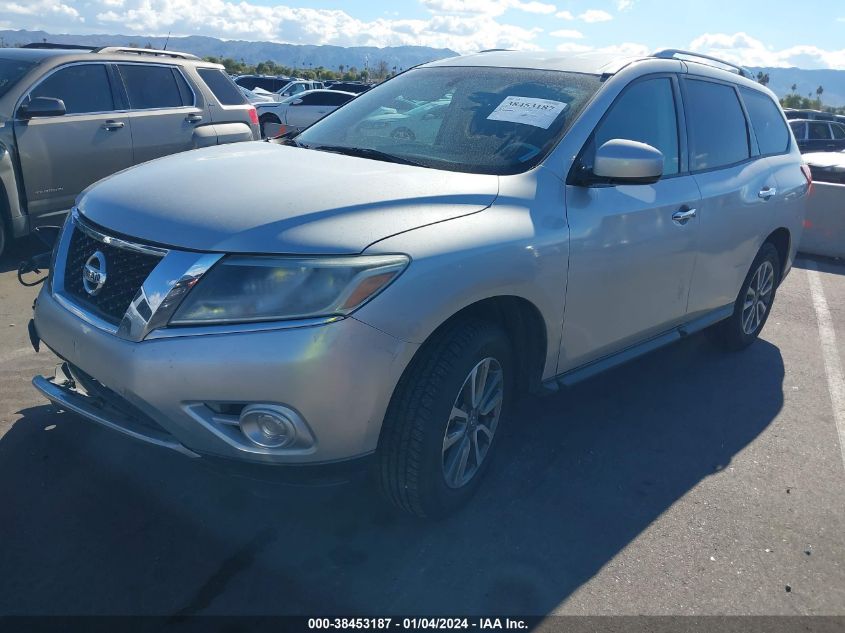 2013 NISSAN PATHFINDER SV - 5N1AR2MN2DC633563
